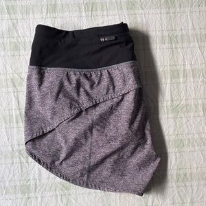 Lululemon Black and Gray Athletic Shorts